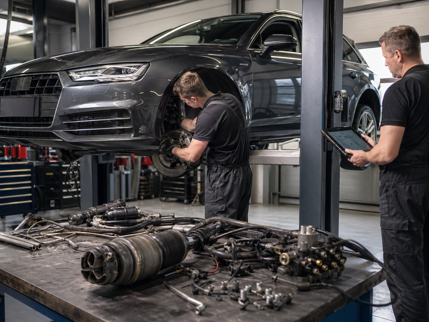 Почему проблемы с пневмоподвеской на audi нельзя игнорировать